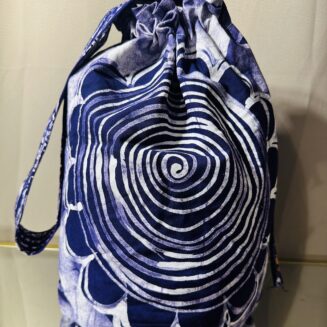 Batik Bucket bag - Purple